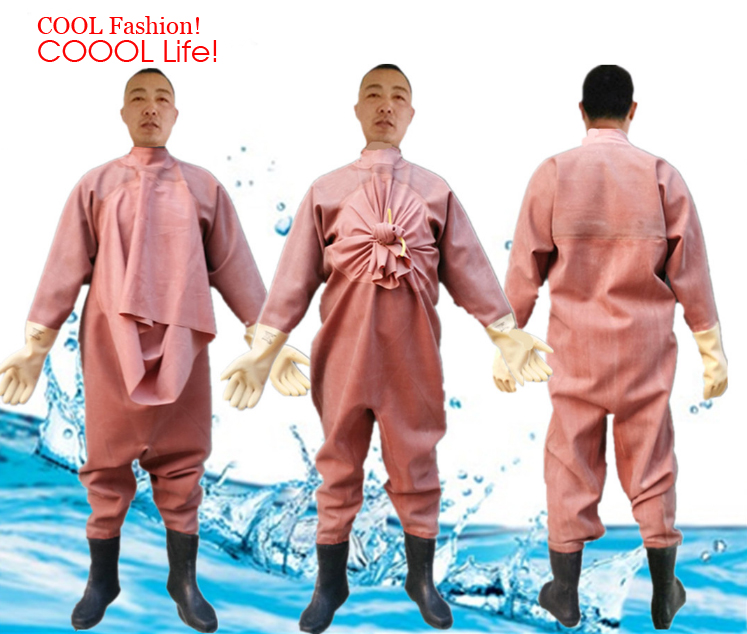 1mm Men Women Rubber Wader Sui - огляд і ціна Fishing Rain Suit